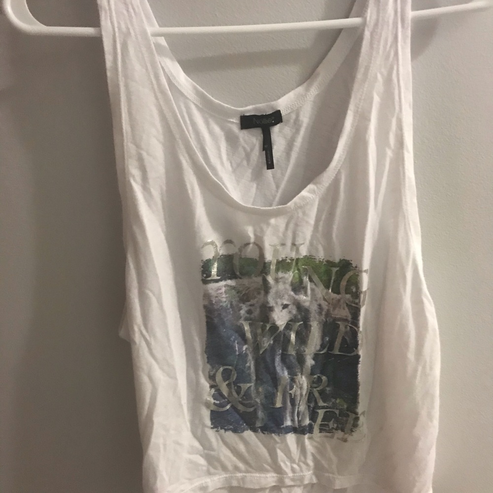 White tank top